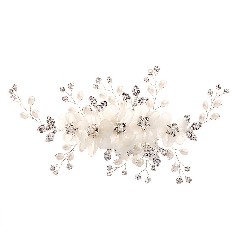 Crystal Bridal Hair Comb Pearl Wedding Hair Comb Bridal Comb