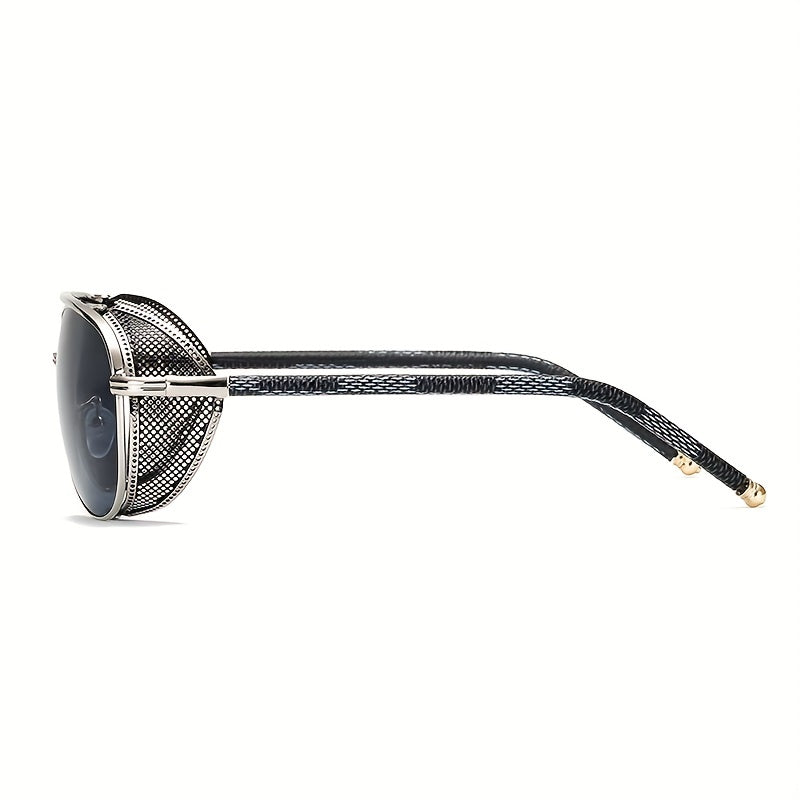 Men's Steampunk Sunglasses UV400 Protection For Holiday Outdoor Party