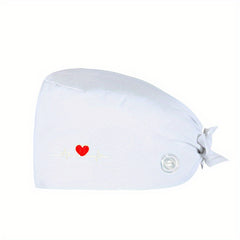 Women's Nurse Cap Scrub Caps Adjustable Elastic Work Hat