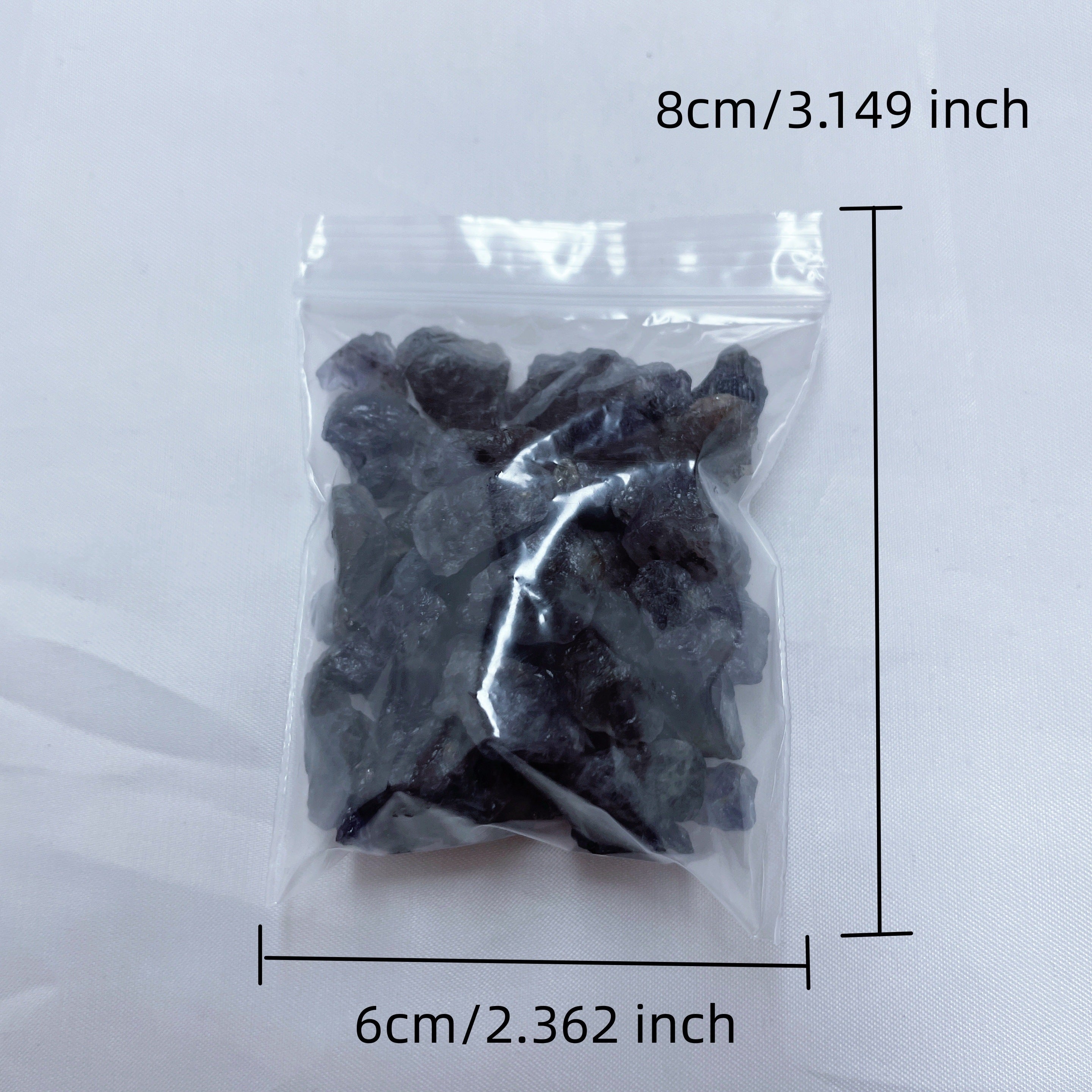 Natural Crystal Quartz Cordierite Chips Raw Energy Crystals