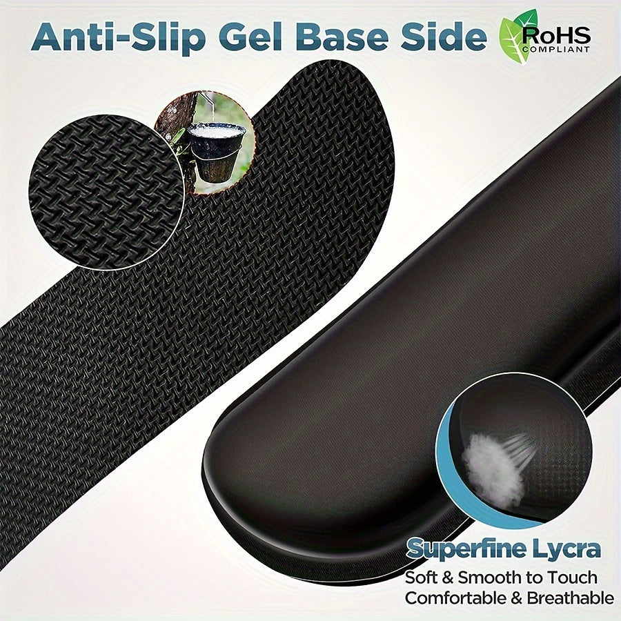 Memory Foam Keyboard & Mouse Wrist Rest Support Pad