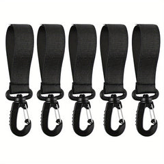 5pcs Baby Stroller Hooks Multifunctional 360 degree Shopping Organizer