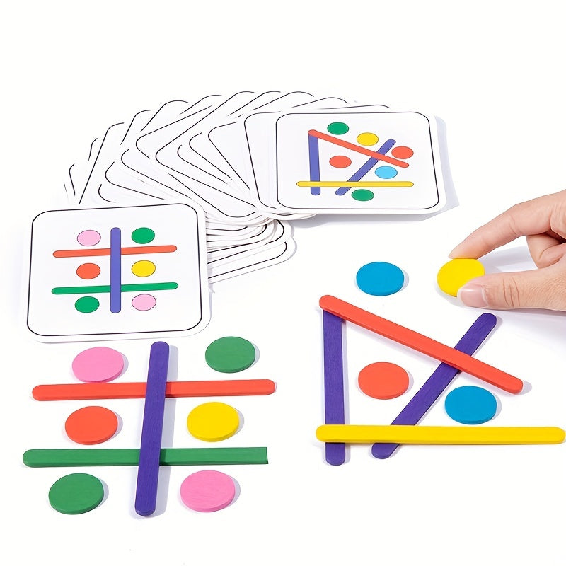 Montessori Educational Math Toys Wooden Match Sticks
