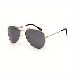 Vintage Alloy Sunglasses Gradient UV Protection
