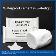 2pcs AC Hole Sealing Adhesive Mud Waterproof Fireproof Household Repair Mud