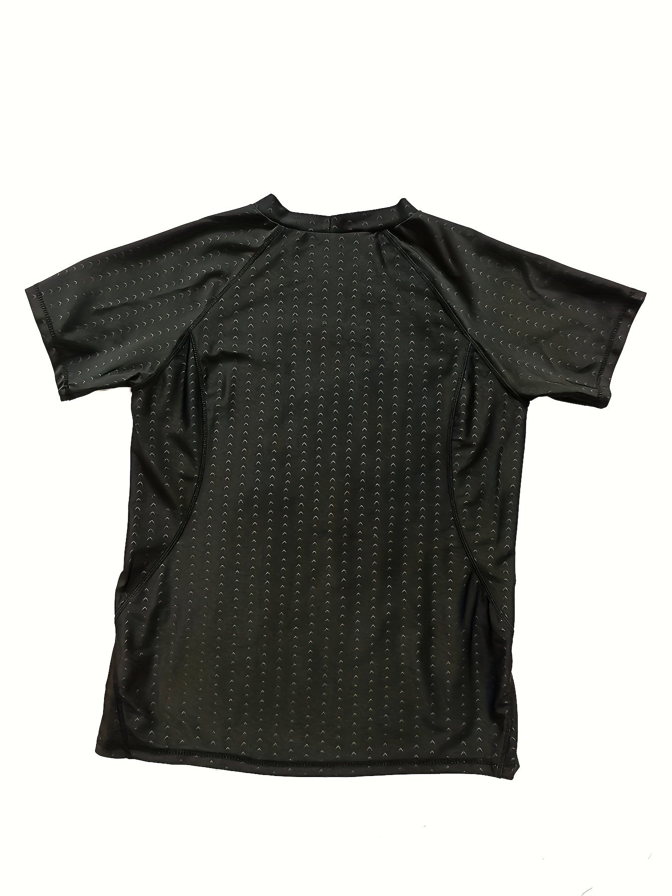 Men's Mesh Sun Protection Short Sleeve T-shirt for Surf Diving Snorkeling