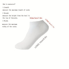 5 Pairs Letter Print Ankle Socks Women's Stockings
