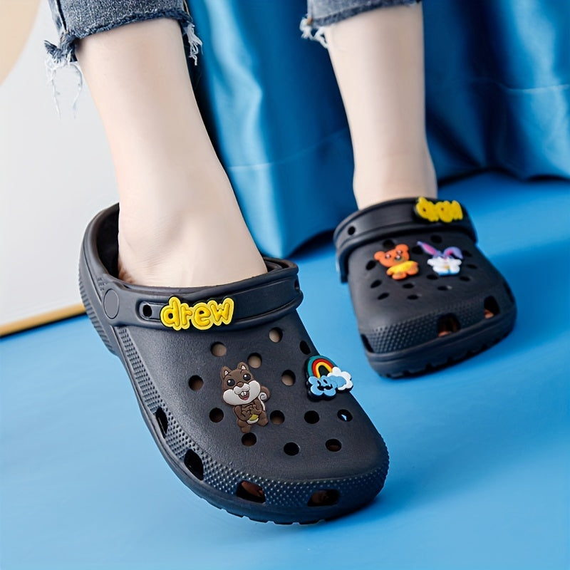 Women's Cartoon Decor Clogs Slip On Shoes