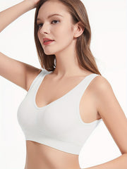 3pcs Wireless Sports Bras Breathable Push Up Intimates Bra