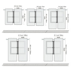 2pcs Magnolia Pattern Semi Blackout Curtains Rod Pocket Vintage Curtain
