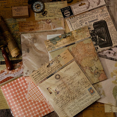 30PCS Vintage Stationery Scrapbooking Paper