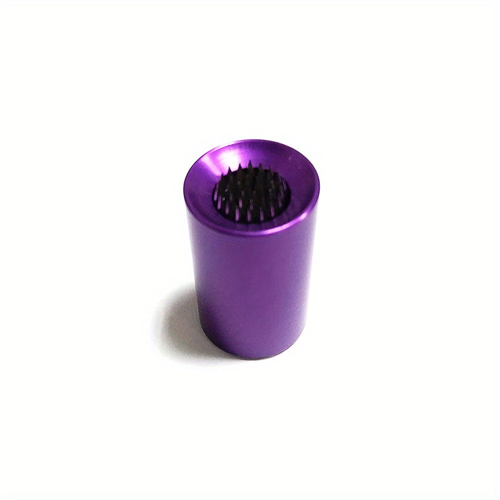 2-In-1 Pool Cue Tip Tool Billiard Shaper Aerator Leather Head Curved