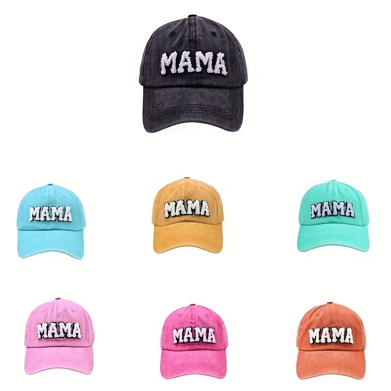MAMA Patch Baseball Cap Sun Hat for Women