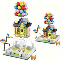 1000pcs Balloon Small House Building Blocks Set
