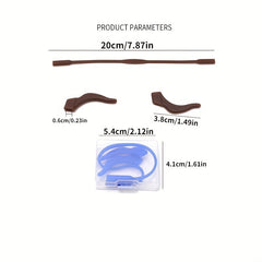 Silicone Non slip Hook Brackets for Glasses Men Women