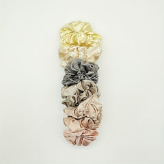 12 Pcs Satin Hair Scrunchies Soft Style Hair Ring Hair Tie