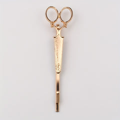 Scissors Shape Hair Clip Bobby Pin Metal Side Clip Hair Accessories for Women