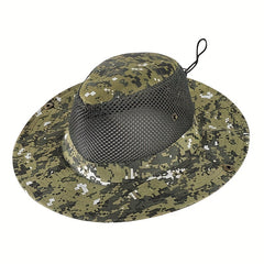 Camouflage Fishing Hat Sun Protection Bucket Hat for Outdoor Activities