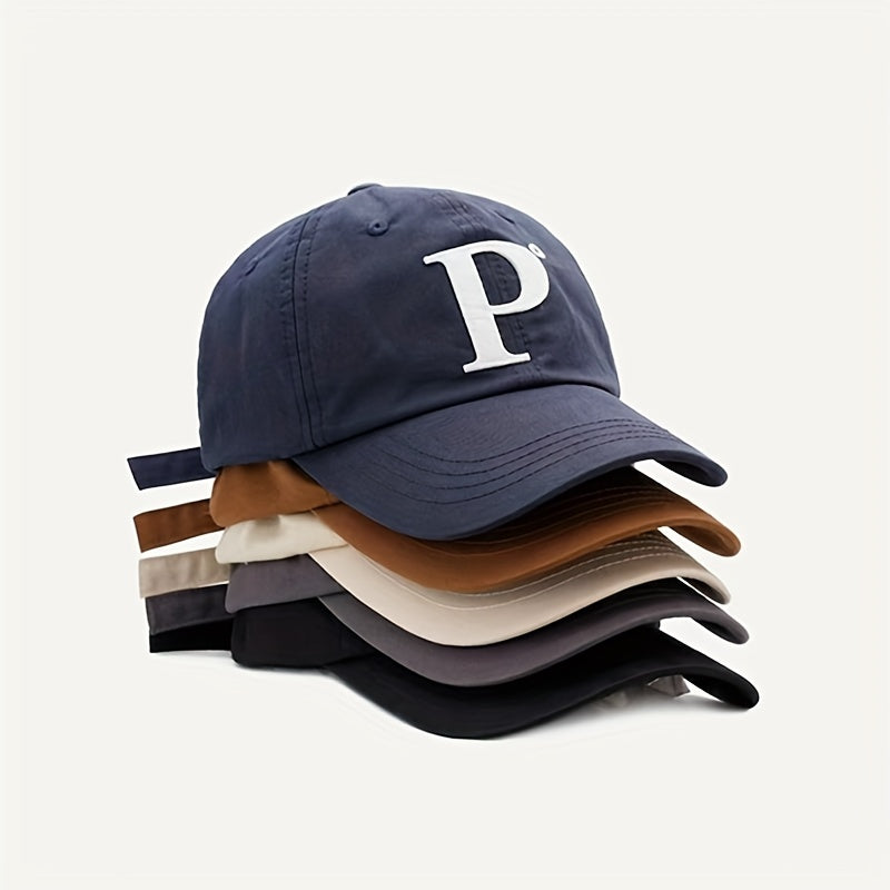 Unisex Sunshade Adjustable Baseball Cap Outdoor Sport P Embroidery