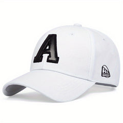A Patch Baseball Cap Unisex Solid Sports Dad Hats Casual Couple Sun Hats