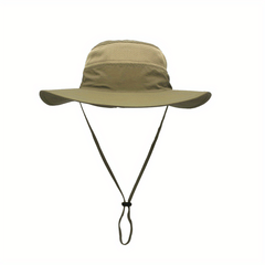 Men's Windproof UV Protection Mesh Sun Visor Bucket Hat