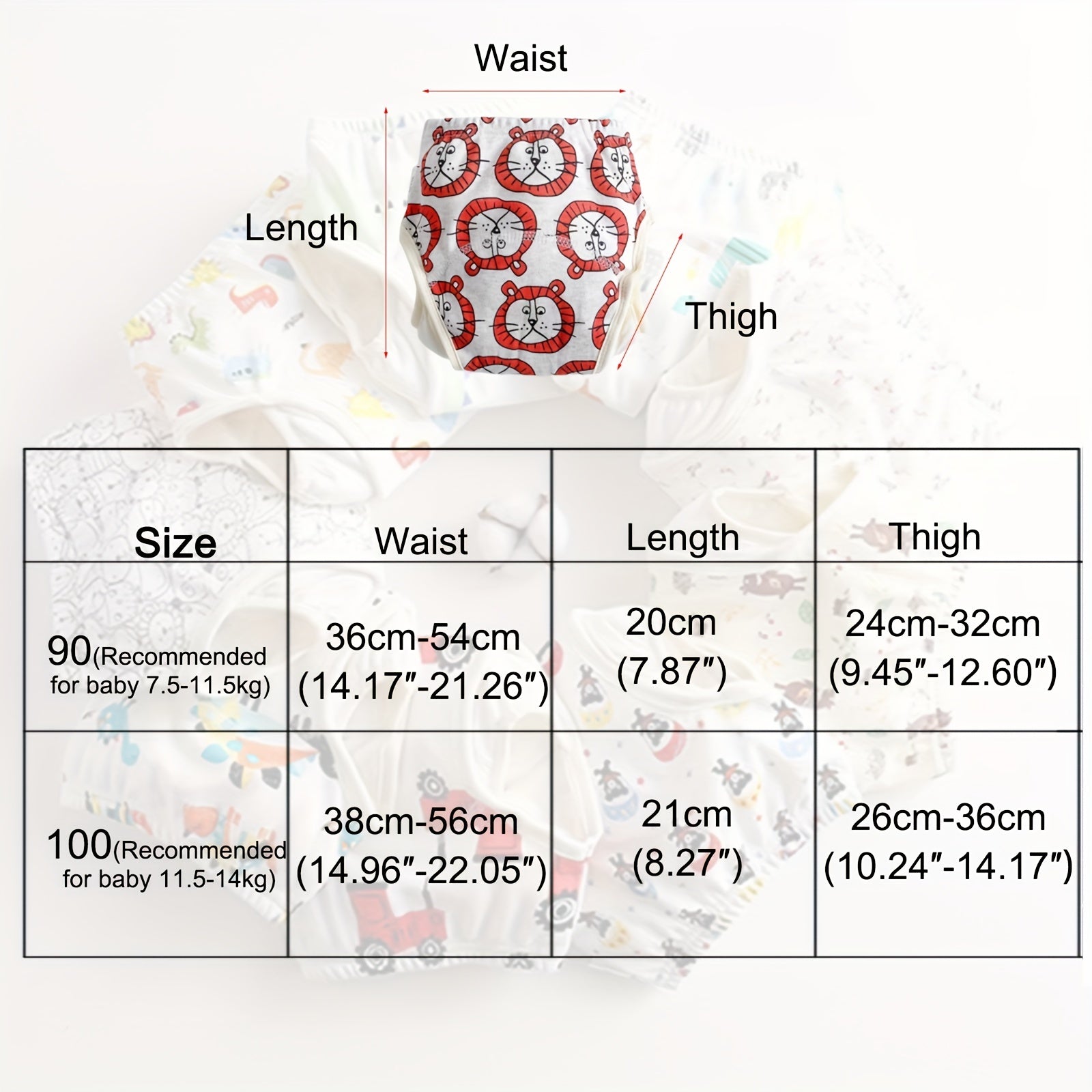 Baby Toddler Training Pants 7.5-14kg Boys Girls Assorted Potty Underwear