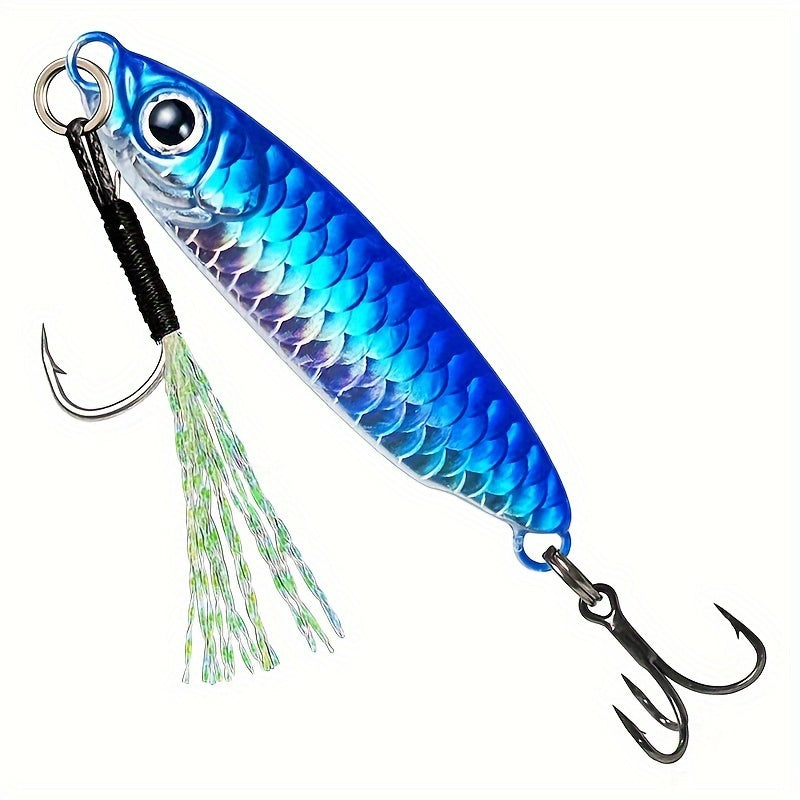 4pcs Metal Jig Sea Fishing Hard Bait Fishing Accessories