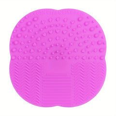 Flower-Shaped Makeup Brush Cleaning Pad