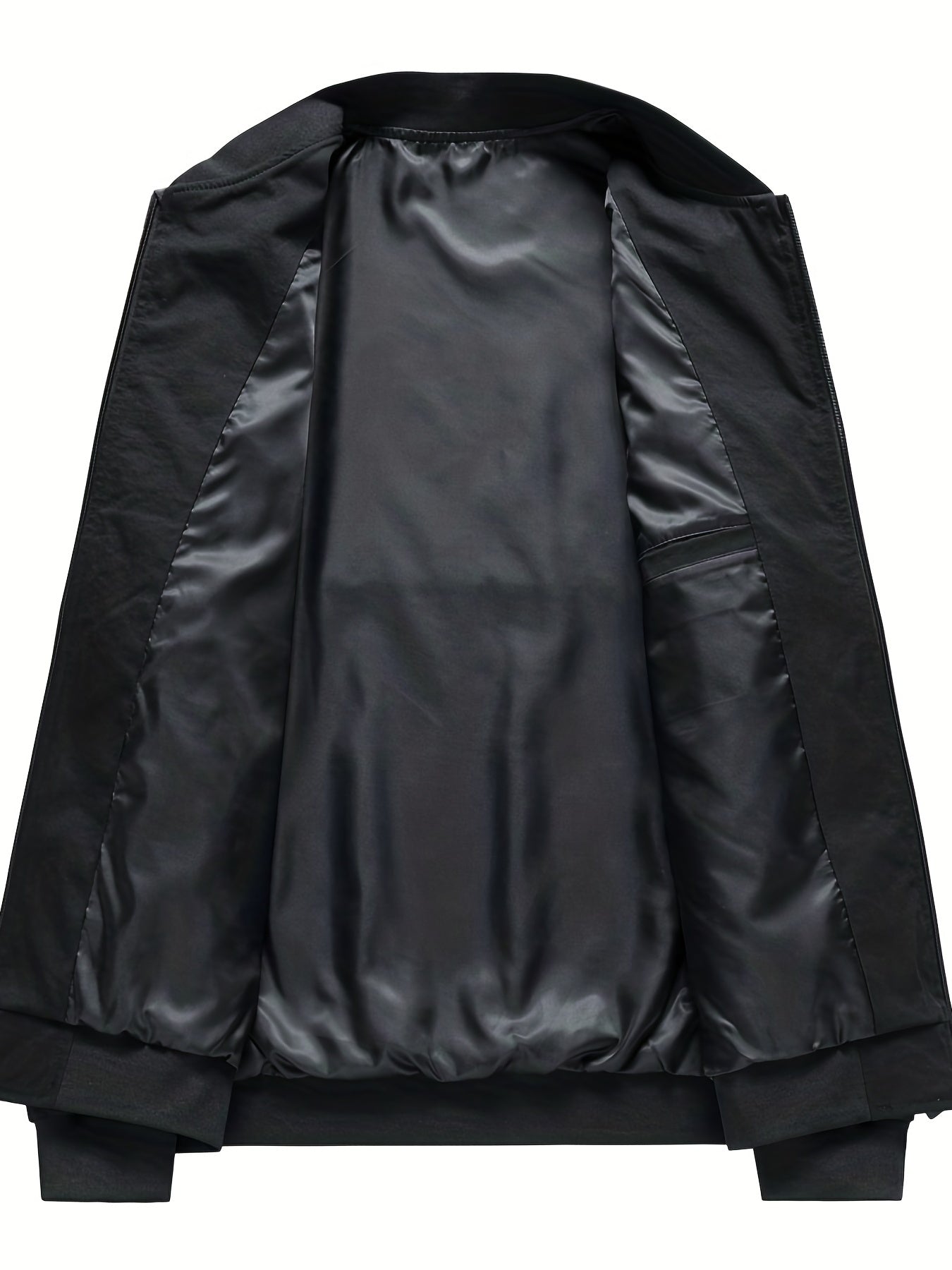 Men's Casual Baseball Collar Jacket Coat For Spring Fall