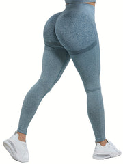 Women's Seamless Hip High Waist Yoga Pants for Gym & Workout