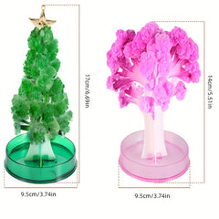 Paper Christmas Tree Blooming Crystallization Experiment