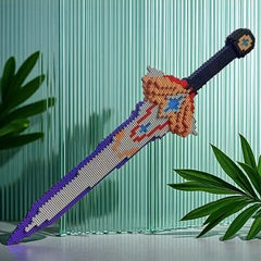 1701pcs Mini Blocks Sword Assembly Model Toy Gift for Boys