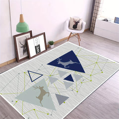 Christmas Reindeer Pattern Corridor Carpet