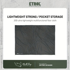 Waterproof Camping Mat Ultra Light Nylon Tent Footprint Tarp