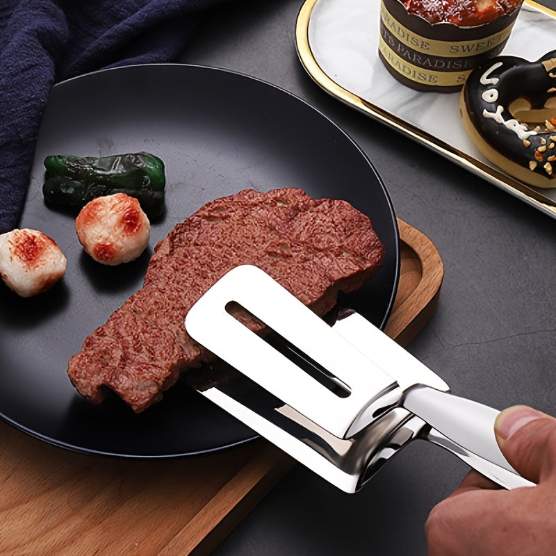 Stainless Steel Fried Fish Clip Kitchen Utensil Barbecue Food Clip