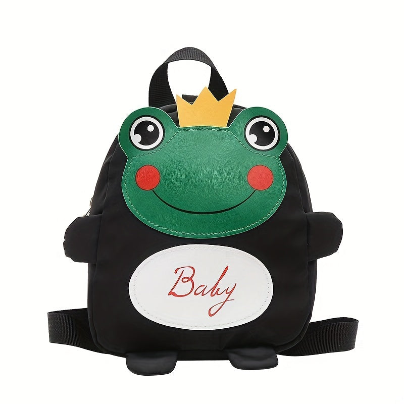 Cute Cartoon Frog Backpack for Kids, Lightweight Portable Schoolbag