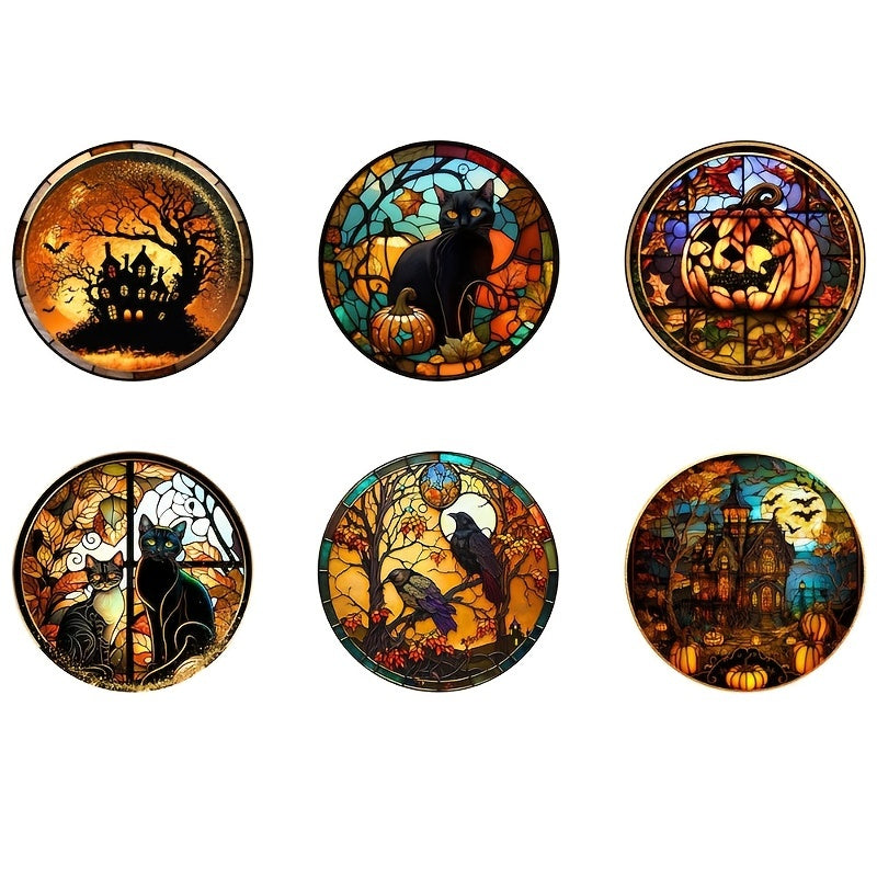 Halloween PVC Static Window Sticker Removable Holiday Decoration Film