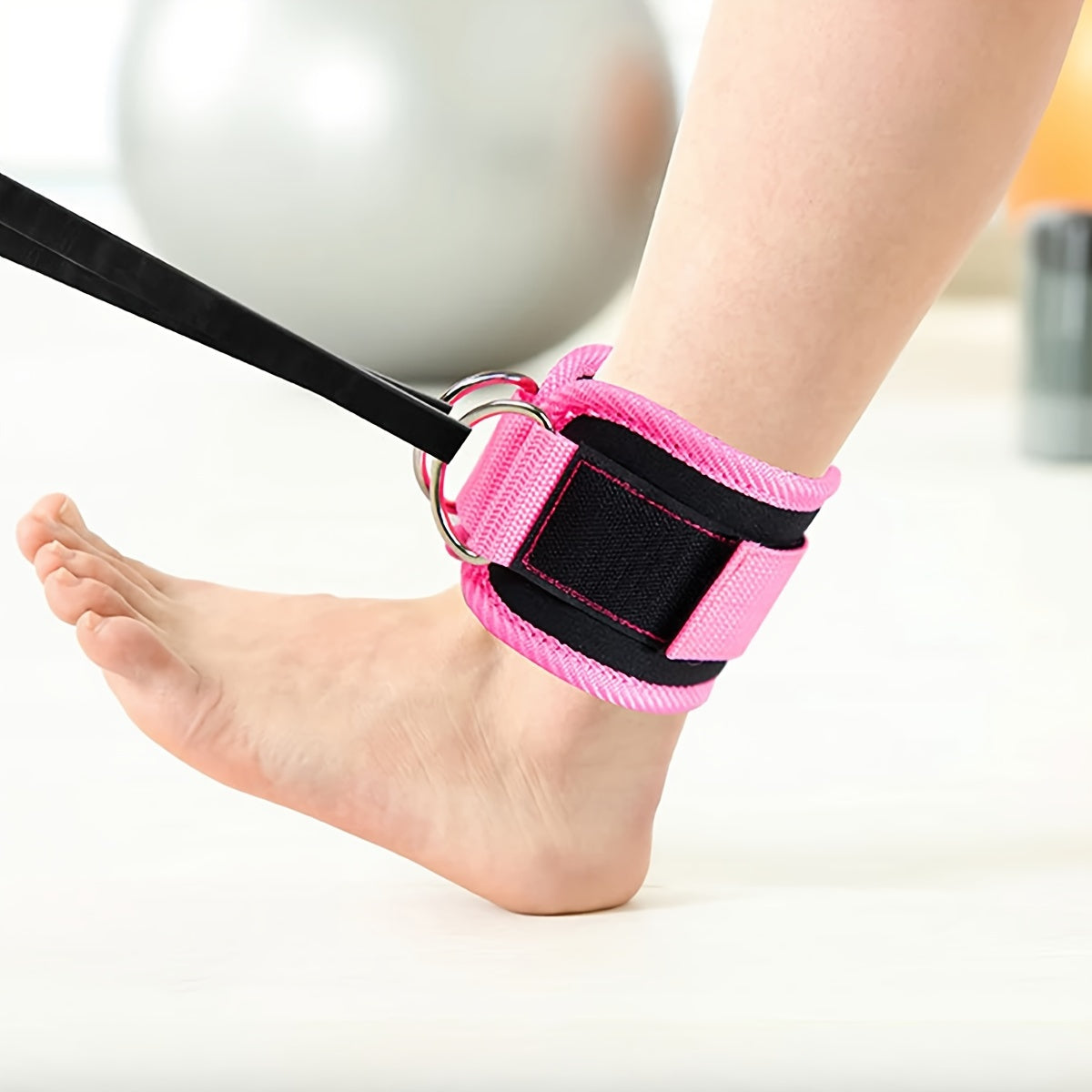 Ankle Straps For Cable Machine D Ring Ankle Cuffs Adjustable Comfortable
