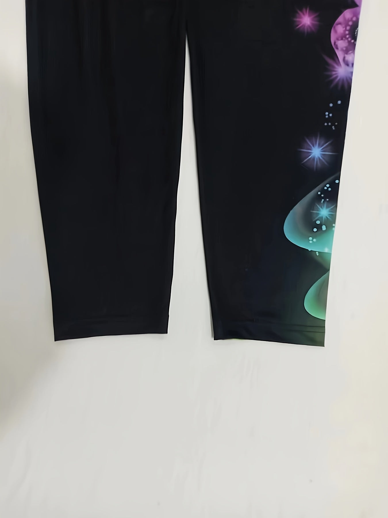 Women's Plus Butterfly Print High Rise Skinny Leggings
