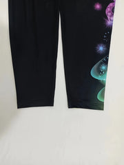 Women's Plus Butterfly Print High Rise Skinny Leggings