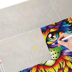 50 Sheets 5D Diamond Painting Release Paper Stickers Replacement Film