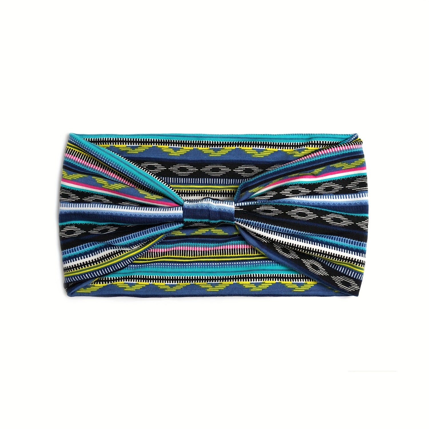 Colorful Bohemian Style Wide Headband for Women