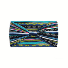 Colorful Bohemian Style Wide Headband for Women