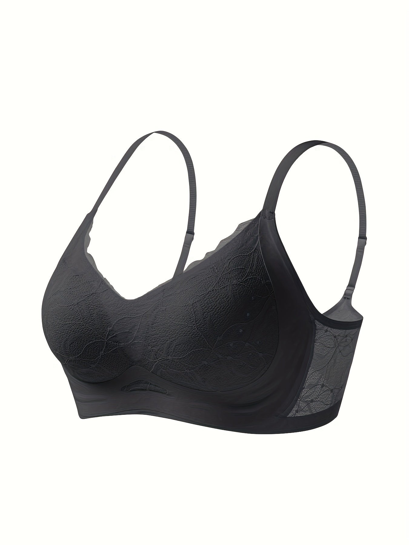 Lace Wireless Bra Push Up Intimates Comfy & Breathable Women's Lingerie