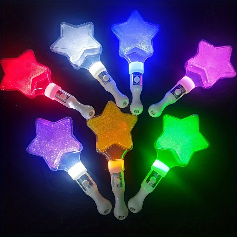 LED Flashing Pentangle Star Glow Stick - Party Favors
