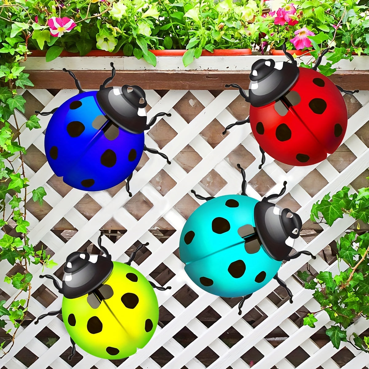 Metal Ladybugs Wall Decor - Add Sparkle to Your Home