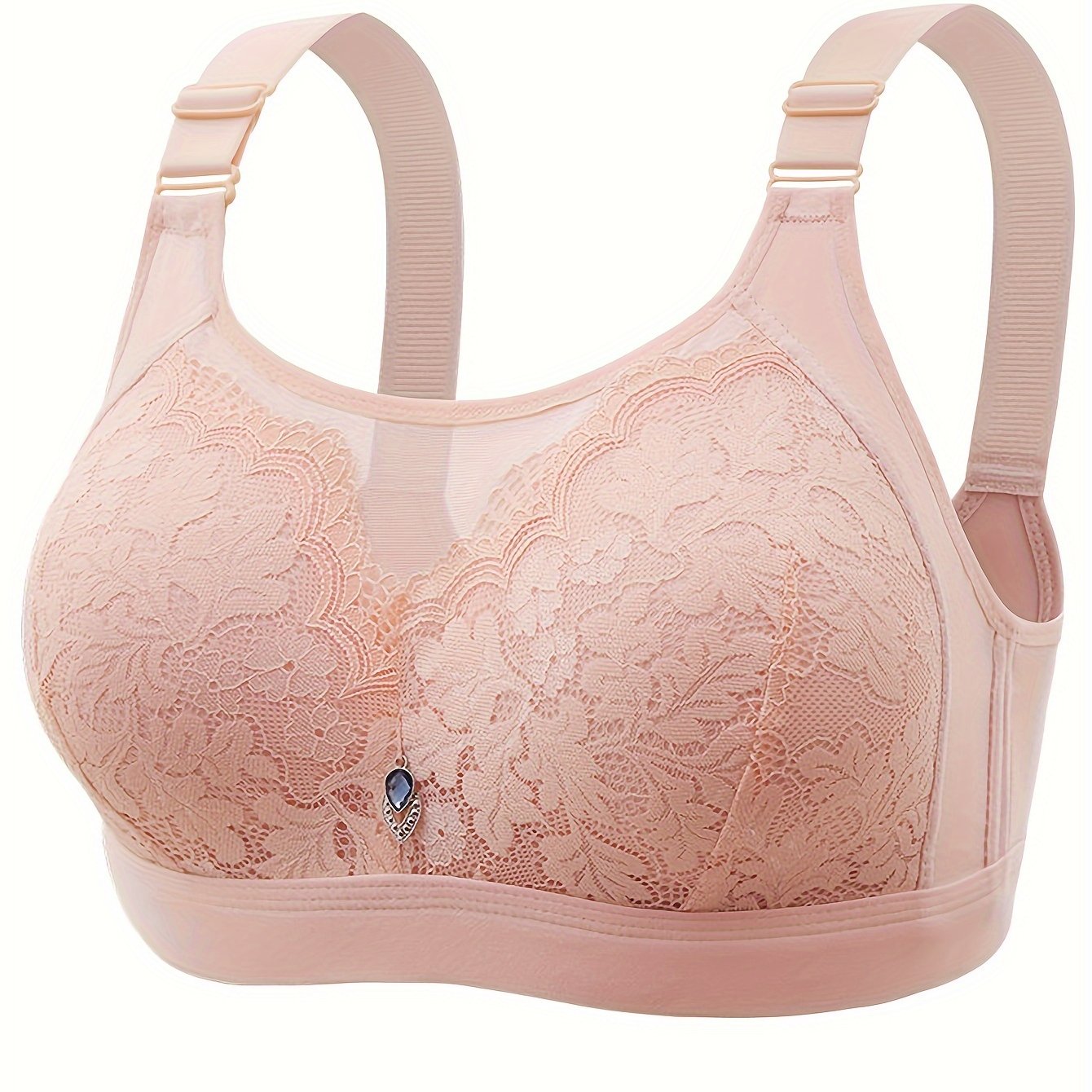 Comfy Push Up Bra Lace Wireless Breathable Women's Lingerie