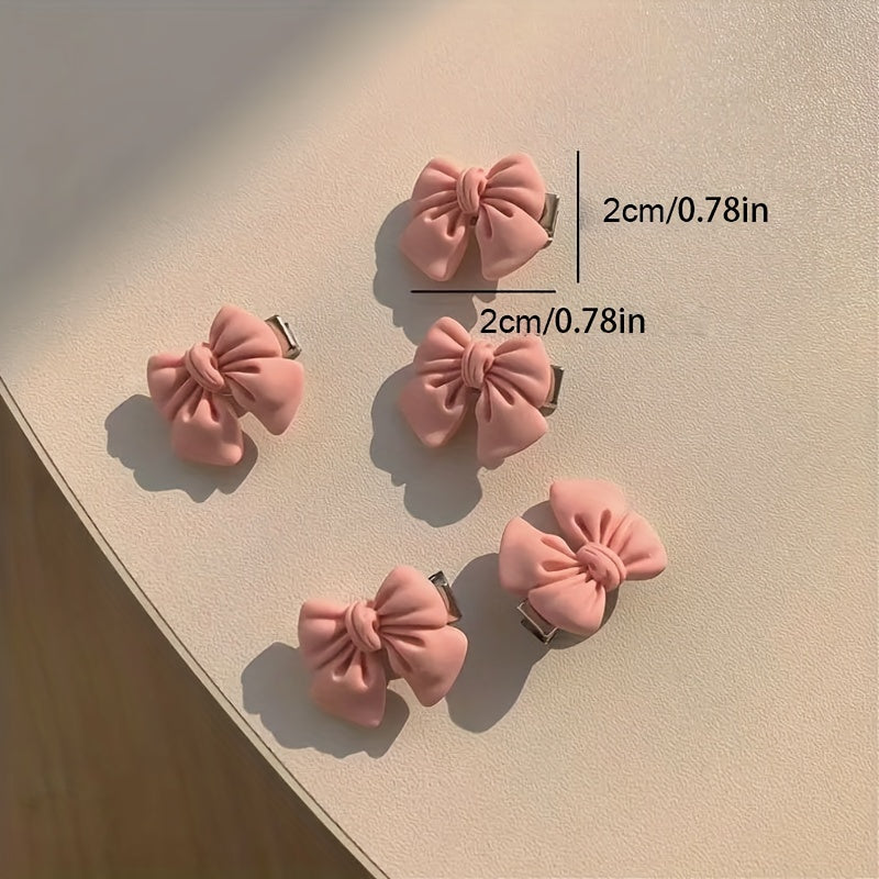 5pcs Flower Hair Clips Duckbill Hair Pins Barrettes for Girls Women