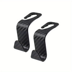 2pcs Car Seat Hooks Save Space Hang Heavy Objects Hide Back Hooks