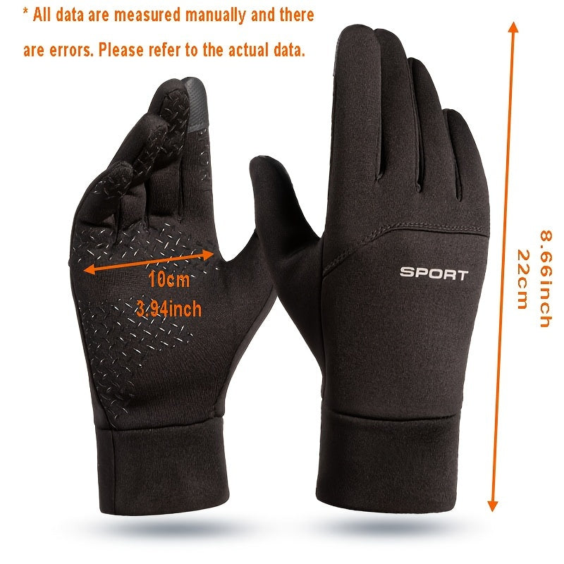 Waterproof Winter Gloves for Cycling and Running
